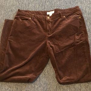 Dark Brown Corduroy Pants